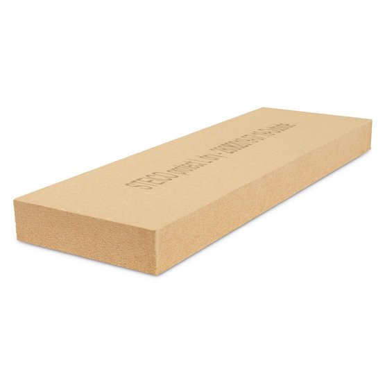 Panneau Fibre de Bois protect dry 039 STEICO Ep : 20 mm – 1 panneau de 1350×500 mm – soit 0,675 m² – R= 0,4 m² K/W  – Colisage :  75,6 m² – 112 panneaux/palette –  (APPLICATION :  isolant support d‘enduit) – STEICO protect dry 039 – ACERMI13/134/897/12