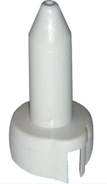 Fourreau Plastique Blanc pour Paumelle Universelle